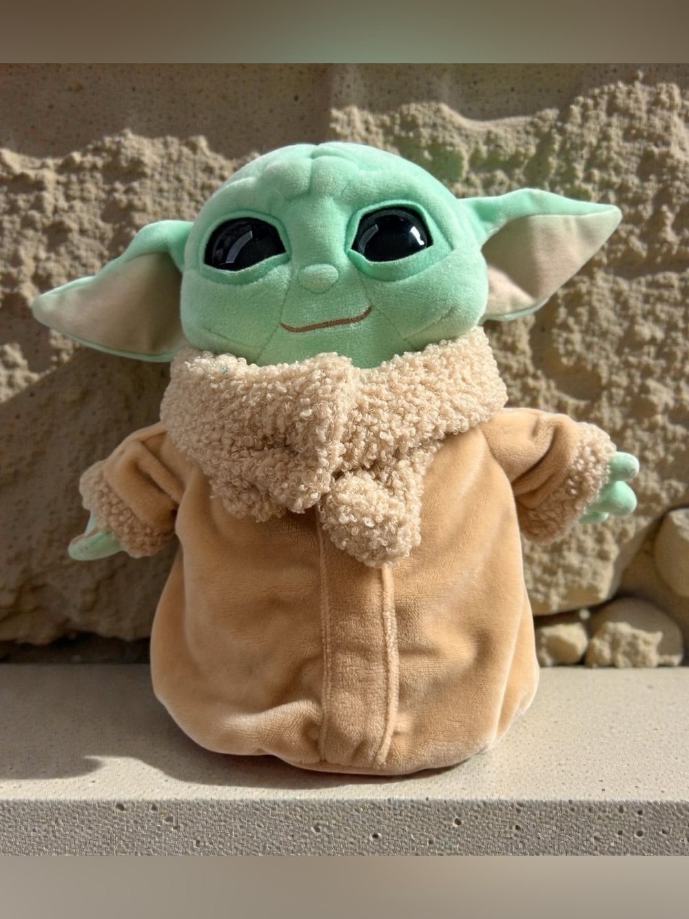 Star Wars Mandalorian The Child 9” Plush Baby Yoda Grogu Doll Mattel